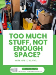 storage container rental in Oldham, Manchester