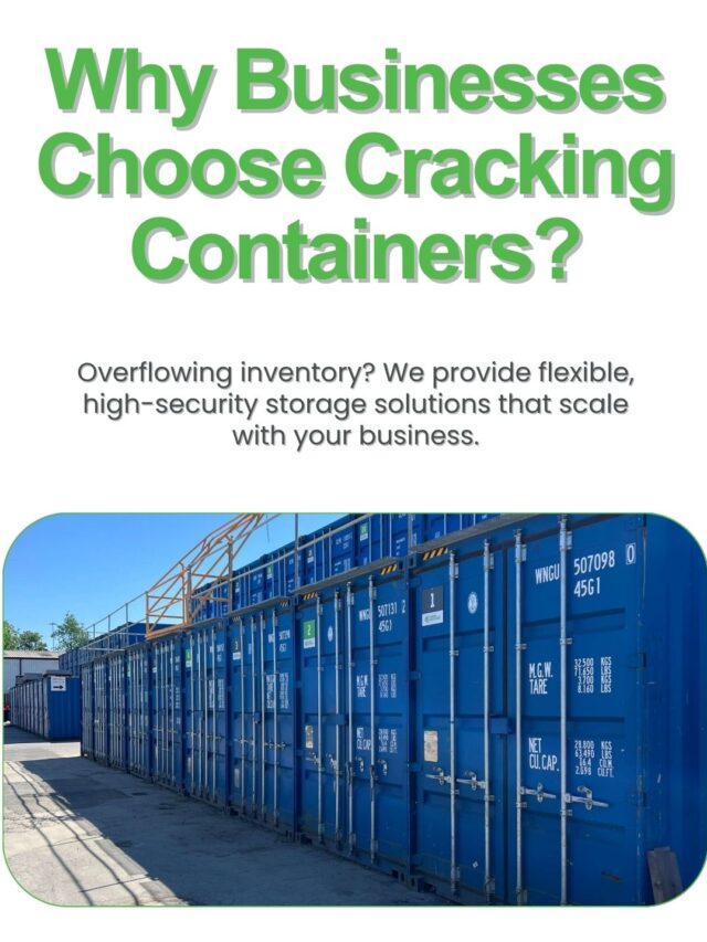 Why Businesses Choose Cracking Container UK?